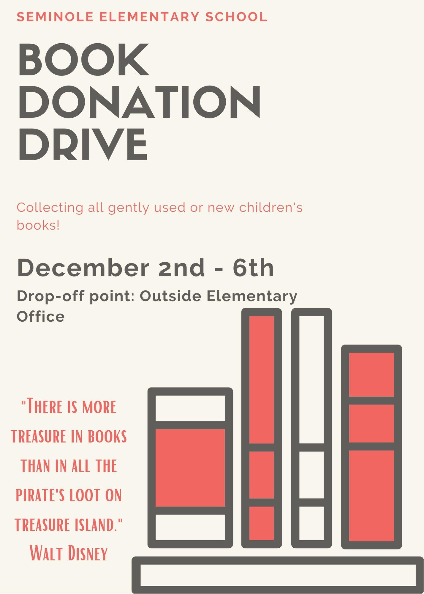 book donation drive information